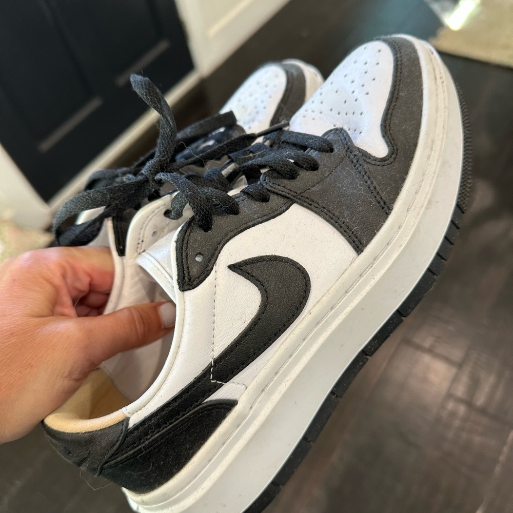 Black & White Nike dunk low shoes